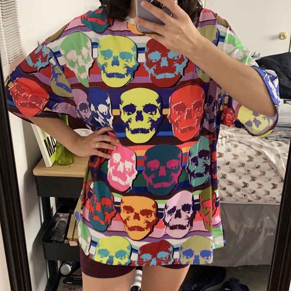 Psychedelic Skull Tshirt